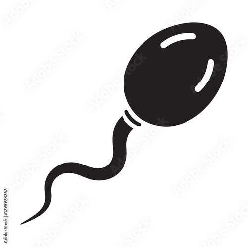 Sperm Spermatozoa vector logo icon illustration design