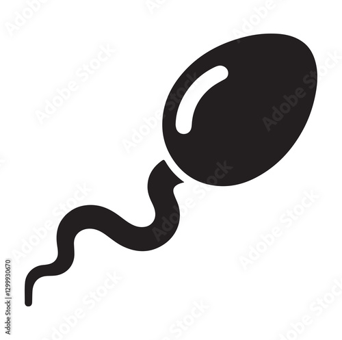 Sperm Spermatozoa vector logo icon illustration design