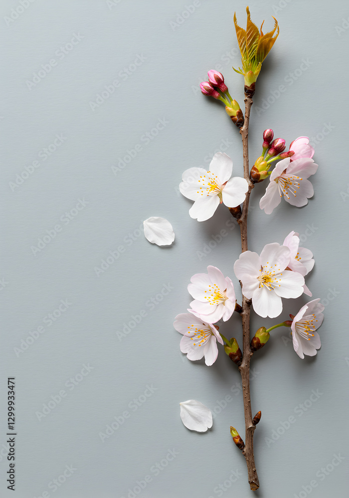 Fototapeta premium [Generative AI] flower, 벚꽃이 만개한 봄의 순간