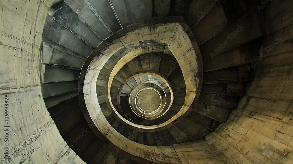 Fototapeta premium A Staircase in the Shape of a Möbius Loop 