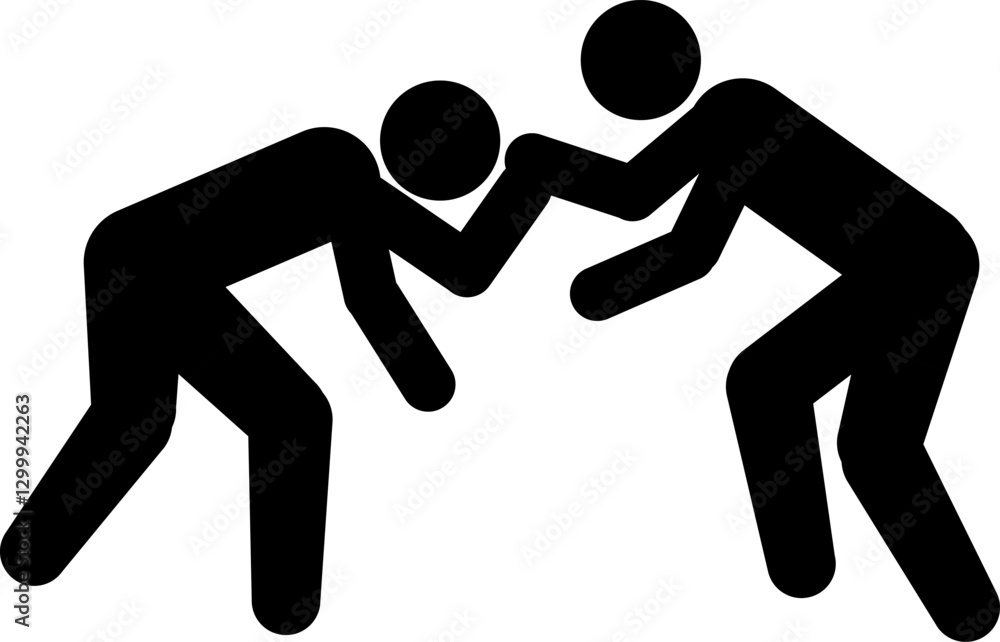 レスリングのアイコン