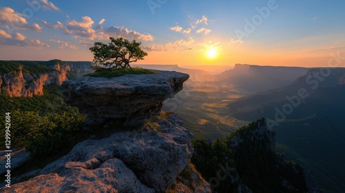 Rocky Pinnacle Sunset Vista