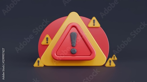 red warning sign