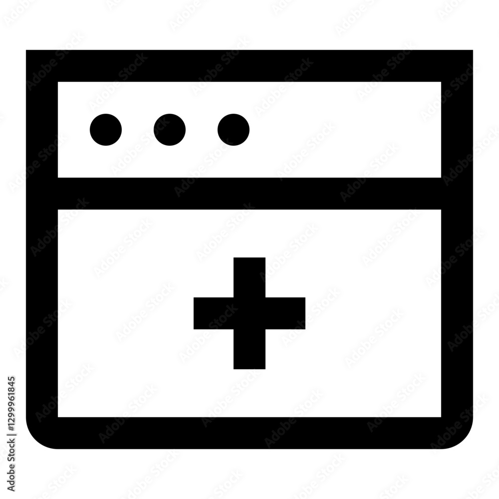 Fototapeta premium Healthcare Website Icon