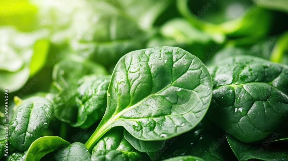 Obraz premium Detailed close-up of spinach harvesting technology in modern agricultural setting