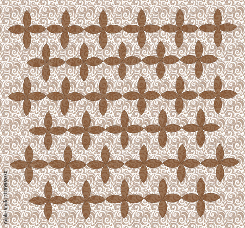 seamless pattern with flowers
