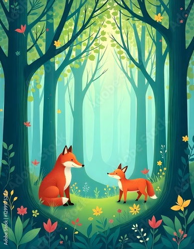 fox in the forest
