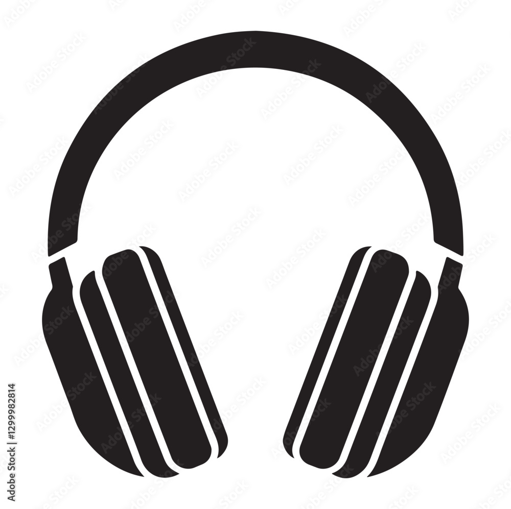 Headphones vector illustration Headphones vector illustration