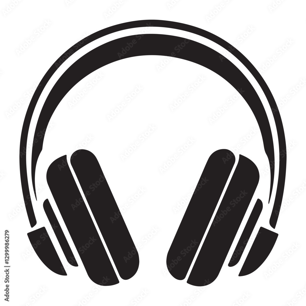 Headphones vector illustration Headphones vector illustration