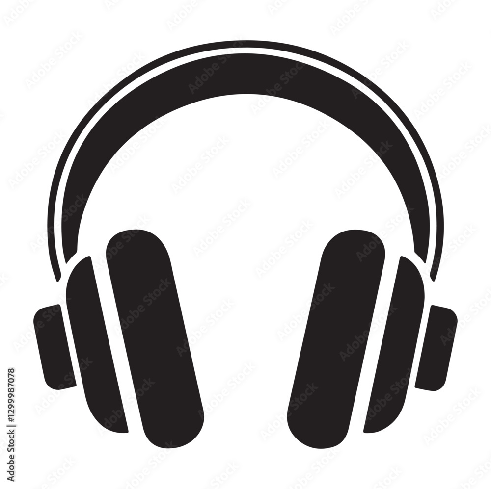 Headphones vector illustration Headphones vector illustration