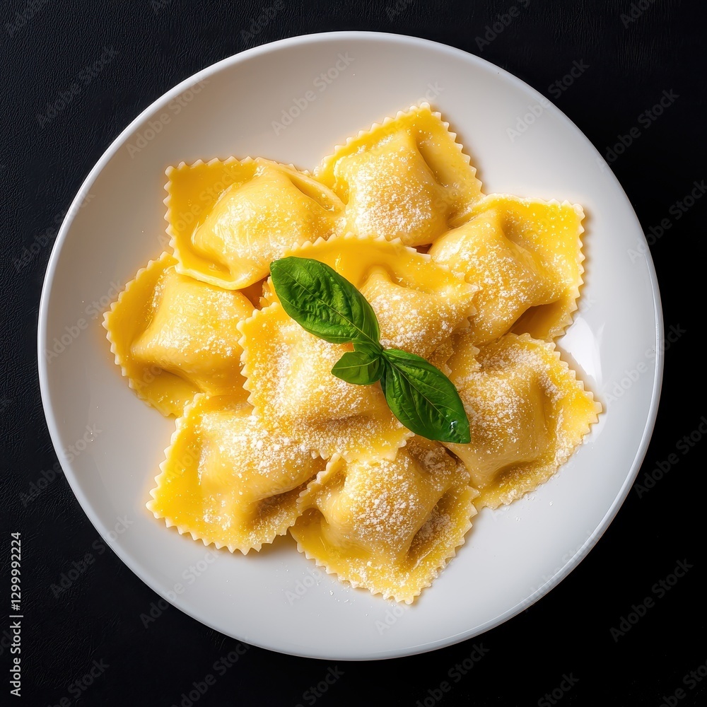 Delicious homemade ravioli dish kitchen table food photography warm lighting close-up culinary delight Delicious homemade ravioli dish kitchen table food photography warm lighting close-up culinary delight