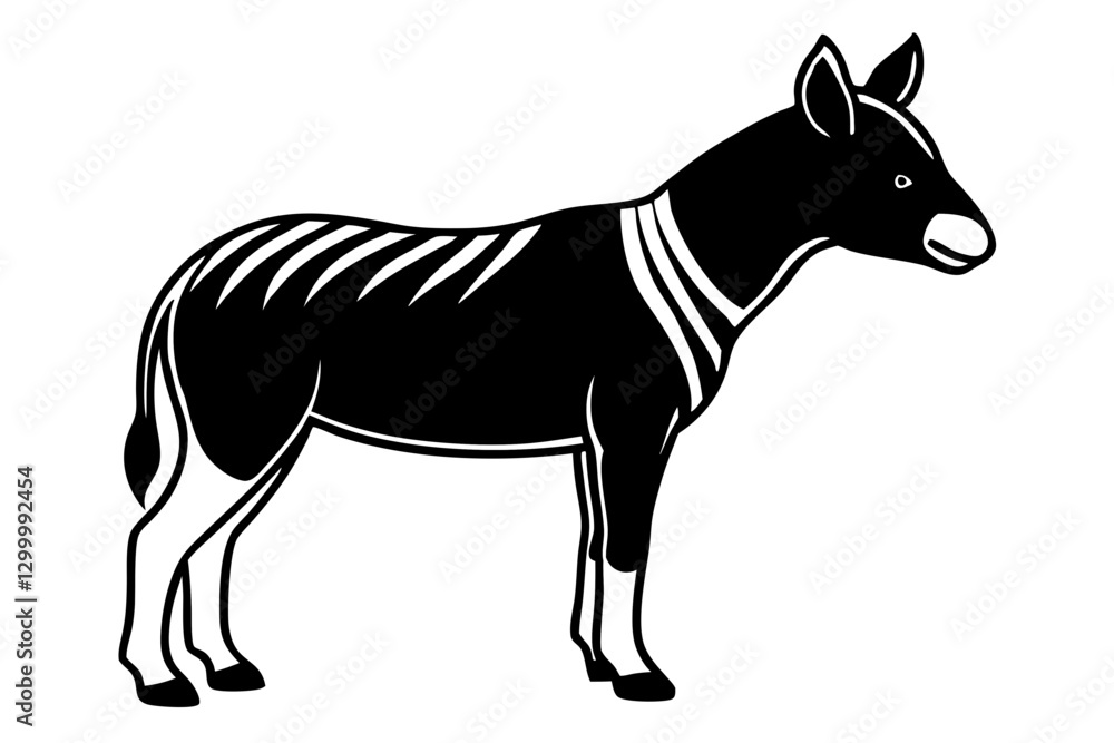 Fototapeta premium Animal Silhouette vector illustration