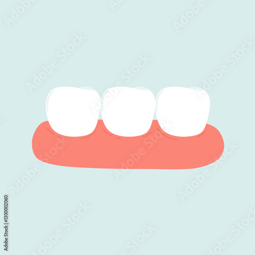 Healthy Tooth and Dental Care Illustration