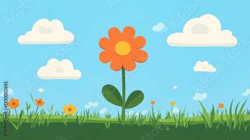 Sunny Day Meadow: A Vibrant Floral Landscape