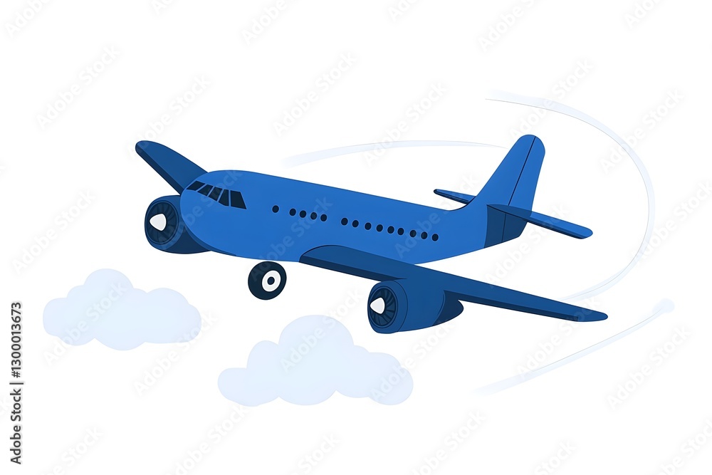 Obraz premium horizontal, color image, propeller, no people, simplicity, airplane, sky, wing, illustration, single object, air vehicle, flight, fly, nostalgia, photography, shadow, passenger, plane, three dimension