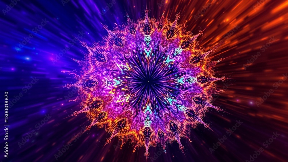Vibrant Cosmic Design Vibrant Cosmic Design