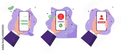 Unknown Caller and Verification Alert