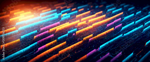 futuristic abstract technol...