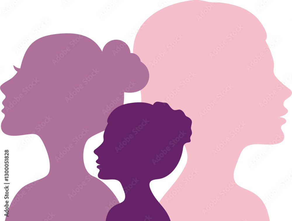 International Women's Day Silhouette International Women's Day Silhouette