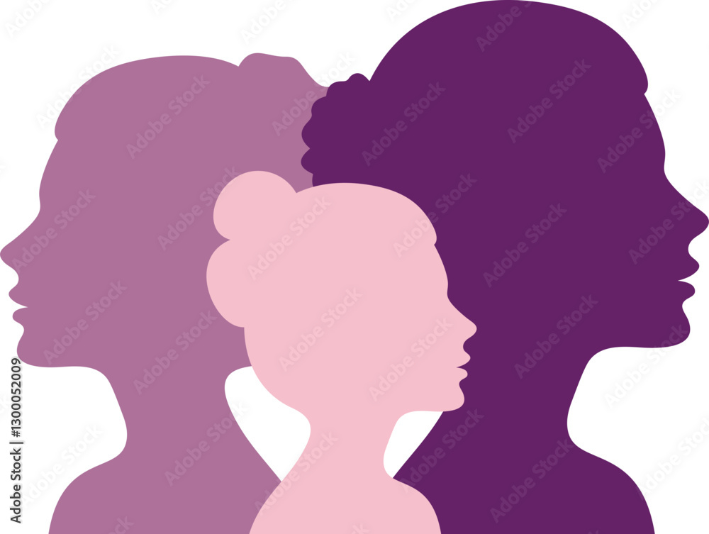 International Women's Day Silhouette International Women's Day Silhouette