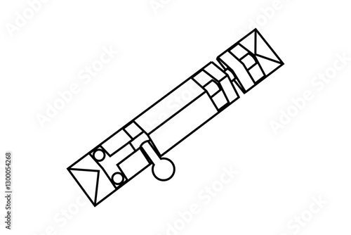 Brass Rope Fittings, Hardware, Brass Door window Hinges, Tower Bolts, Brackets Fittings illustrator vector