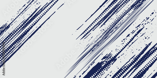 Abstract halftone wave dots background. Futuristic twisted grunge pattern, dots, circles. Vector modern optical pop art texture for posters modern banner