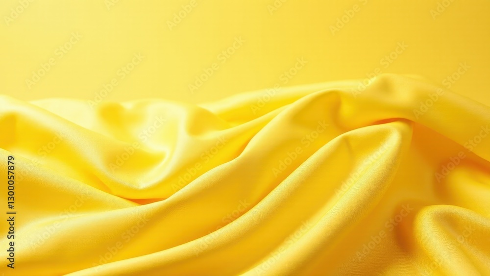 Obraz premium Smooth, golden fabric with gentle folds and a silky texture
