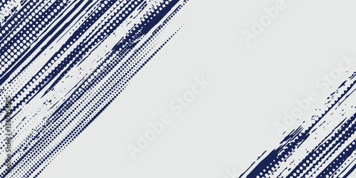 Abstract halftone wave dots background. Futuristic twisted grunge pattern, dots, circles. Vector modern optical pop art texture for posters modern banner