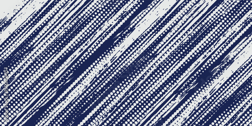 Abstract halftone wave dots background. Futuristic twisted grunge pattern, dots, circles. Vector modern optical pop art texture for posters modern banner
