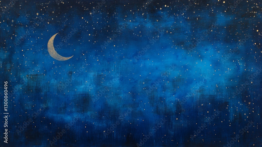 Starry night sky natural landscape image deep blue atmosphere celestial view shimmering stars Starry night sky natural landscape image deep blue atmosphere celestial view shimmering stars