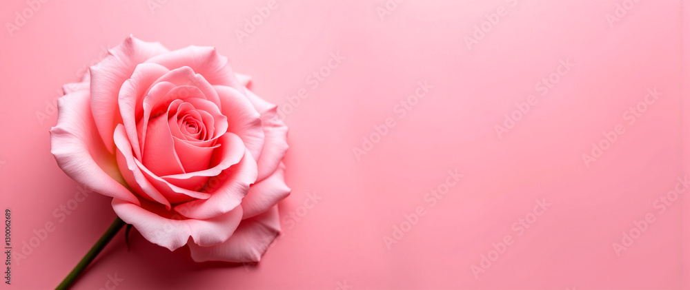 Elegant Rose on a Delicate Powdery Pink Background: Perfect for Love-Themed Banners and Backdrops.Valentine's Day, Mother's Day, Women's Day.
Elegant Rose on a Delicate Powdery Pink Background: Perfect for Love-Themed Banners and Backdrops.Valentine's Day, Mother's Day, Women's Day.