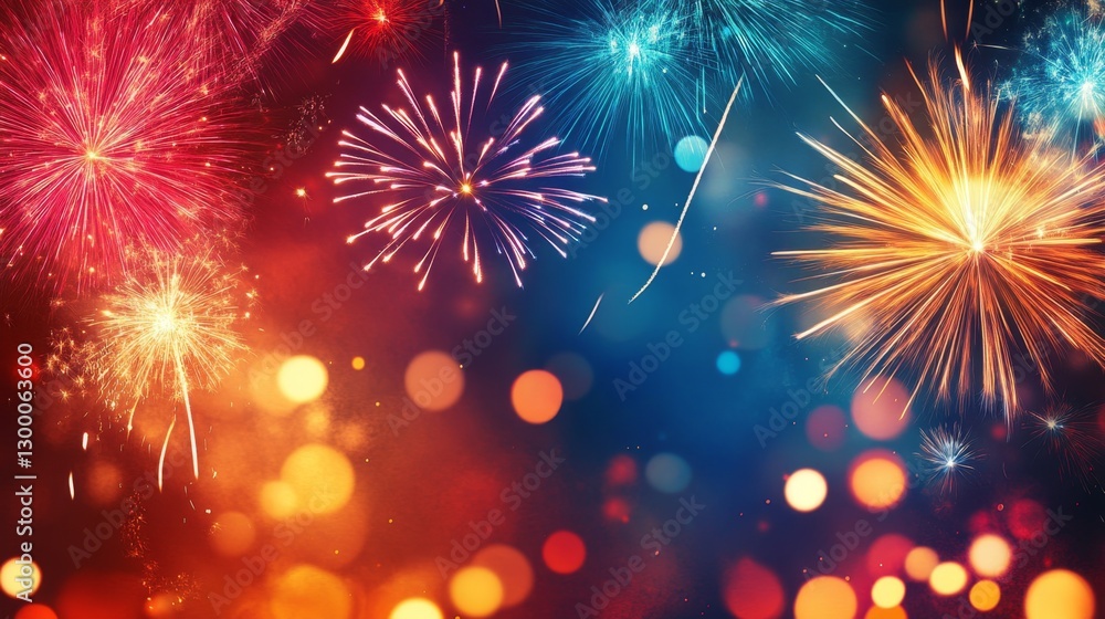 Naklejka premium Create a festive social media template online graphic design vibrant environment creative viewpoint bold colors