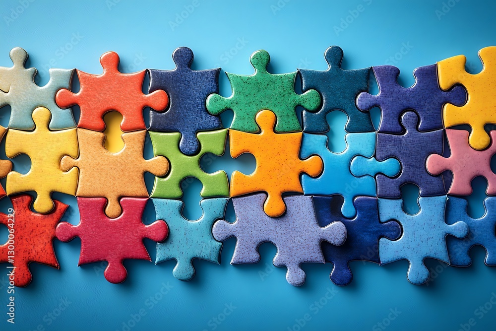 Fototapeta premium Autism day awareness