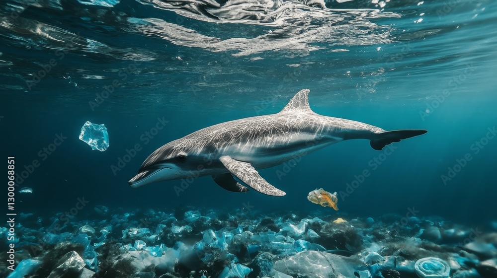 Naklejka premium Educate and inspire plastic pollution awareness campaigns in urban areas multimedia content environmental advocacy community engagement