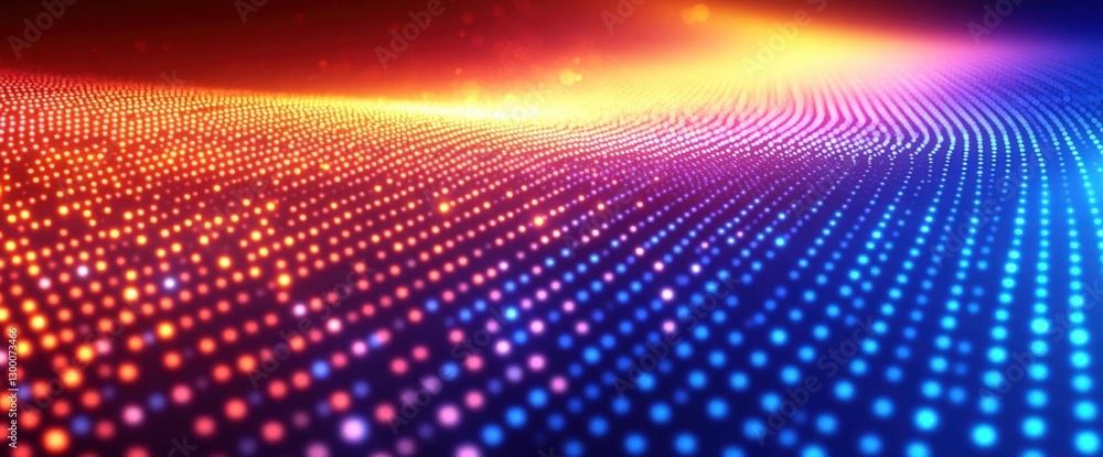 Abstract Colorful Glowing Dot Pattern Abstract Colorful Glowing Dot Pattern