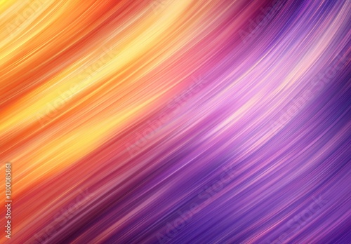 Wallpaper Mural Abstract colorful background featuring dynamic fluid waves of orange, yellow, and purple hues in a smooth and vibrant composition Torontodigital.ca
