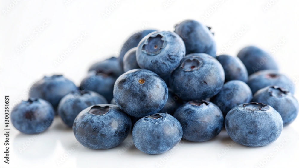 Fresh Blueberry Isolated on White Background – Full Depth of Field Fresh Blueberry Isolated on White Background – Full Depth of Field