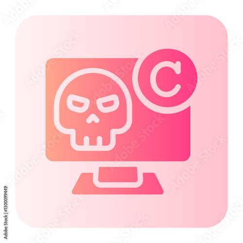 piracy gradient icon
