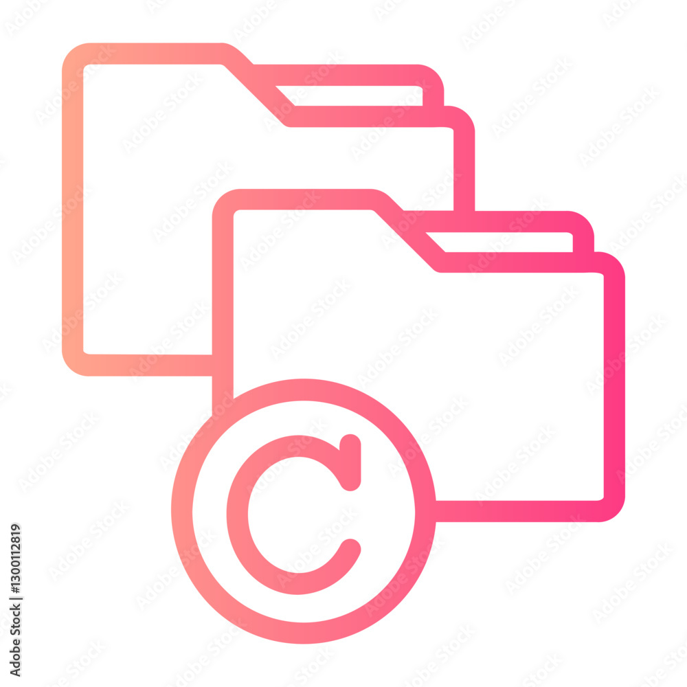 plagiarism gradient icon plagiarism gradient icon