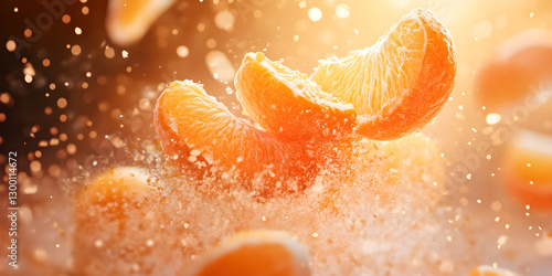 Vibrant and Juicy Citrus Fruits Including Fresh Oranges, Tangerines, and Kumquats with Bright and Refreshing Aesthetic in Stunning Close-Up