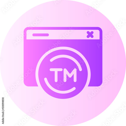 trademark gradient icon