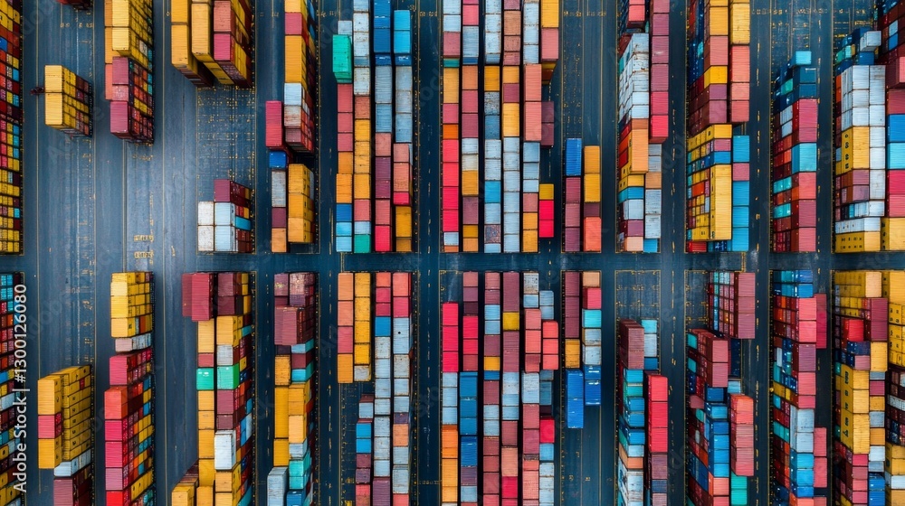 Fototapeta premium Optimizing global logistics network integration worldwide industry report business environment strategic perspective seamless solutions