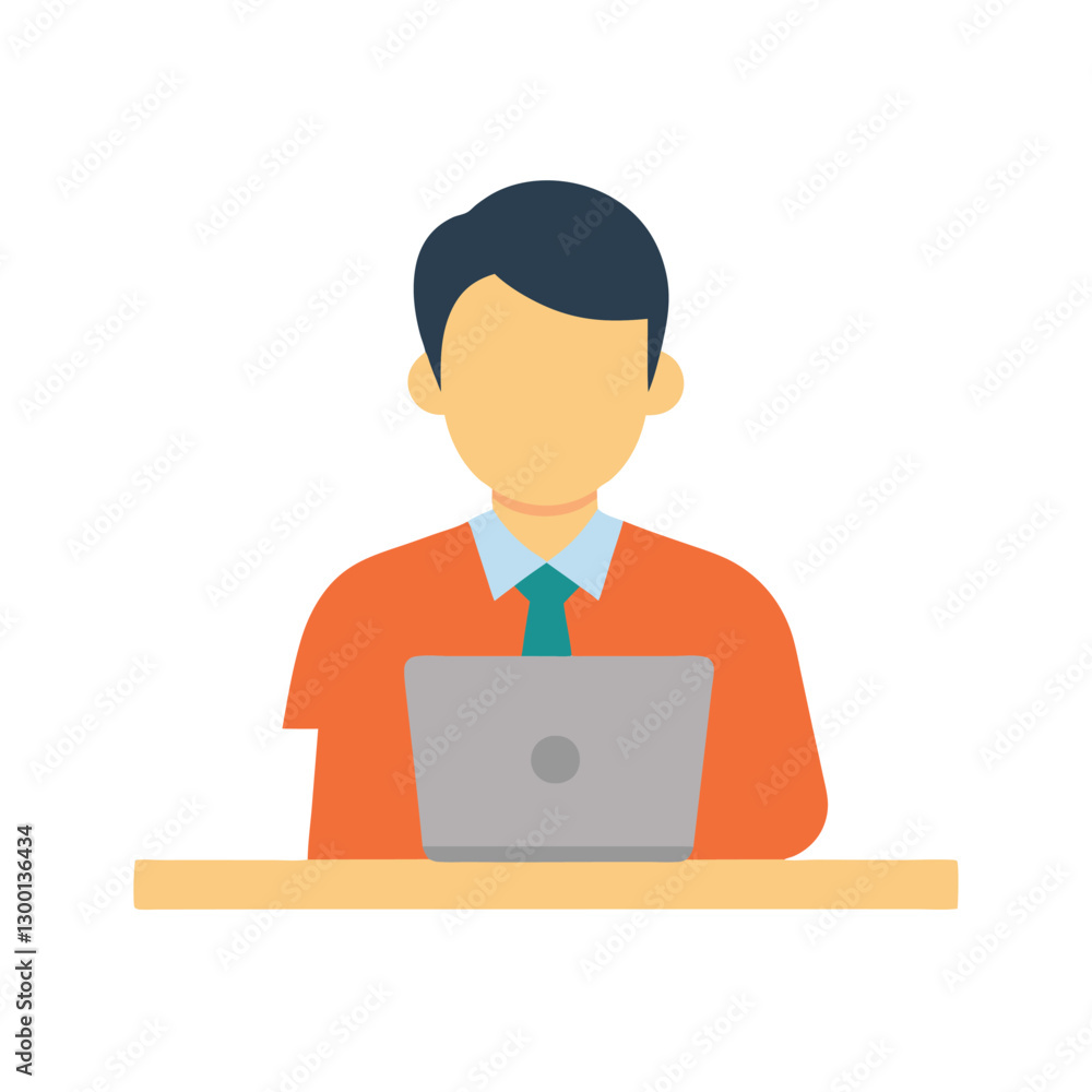 Business professional working from a coffee shop in relaxed atmosphere Business professional working from a coffee shop in relaxed atmosphere