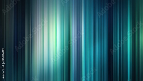 Abstract vertical lines in shades of blue and green  creating a tranquil and modern background suitable for various design projects and artistic use