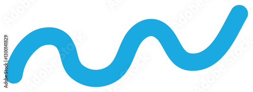 geschwungene blaue Linien