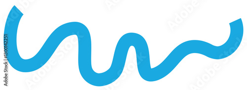 geschwungene blaue Linien