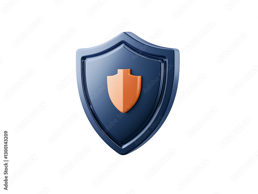 A shiny silver shield with sword emblem signifies secure heraldic protection A shiny silver shield with sword emblem signifies secure heraldic protection
