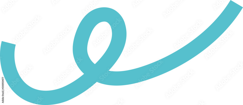 Fototapeta premium geschwungene blaue Linien