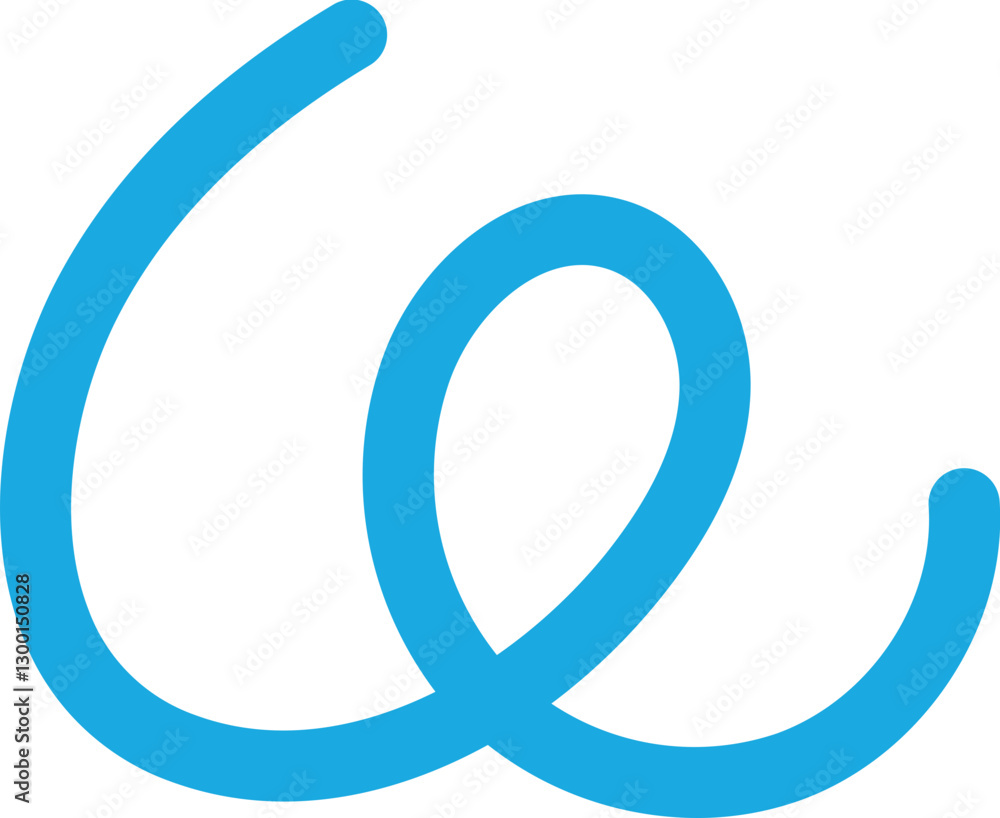 geschwungene blaue Linien