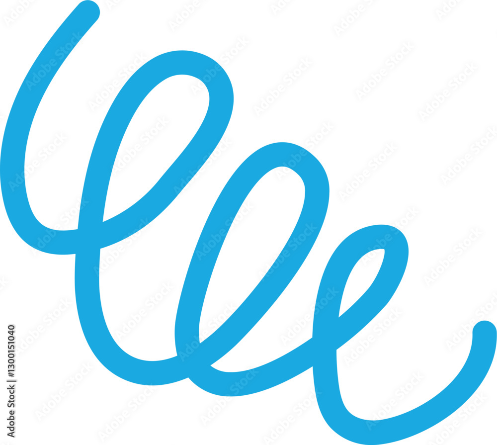 geschwungene blaue Linien geschwungene blaue Linien